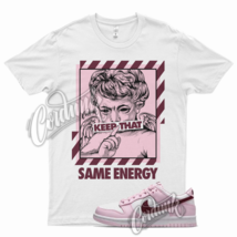 White ENERGY T Shirt for Dunk Low Pink Foam Love Letter Valentine&#39;s Day Arctic  - £20.16 GBP+