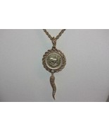 1979 Gold Coin South Africa 1 Rand 14K Bezel Italian Horn Diamond Accent... - $1,237.28 CAD
