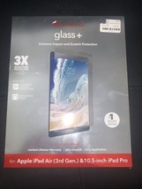 Zagg Invisible Shield Glass + Screen Protector For Apple 10.5” ipad Pro ... - $19.99