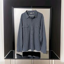 ROWN Long Sleeve 2 Pocket Jaspe Textured Button-Down Sport Shirt XXL - $15.83