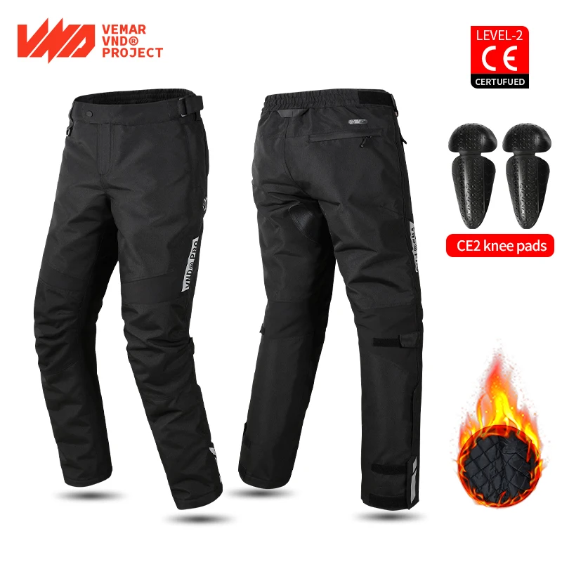 VND Motorcycle Quick Release Pants Riding Men Women Pants Windproof Warm Winter - £126.42 GBP