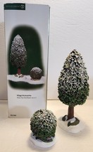Dept 56 HOLLY TREE and BUSH Set of 2 Village Accessories #56.52901 Retired - £11.98 GBP