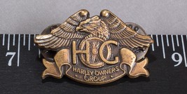 Vintage Harley Proprietari Gruppo H. O.G.Pinback Pin 1983 (g25) - $42.56