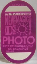 New Kids On The Block Nkotb - Vintage Original Concert Tour Cloth Backstage Pass - £9.24 GBP