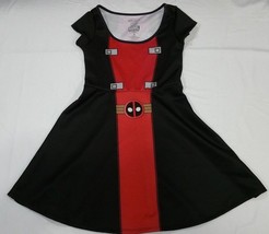Marvel Deadpool New Skater Dress Cosplay Costume Dress - £20.55 GBP