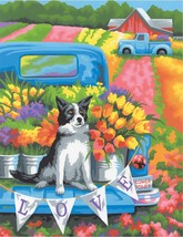 Paint Works Paint By Number Kit 11X14-Flower Power Dog (Pack of 1) - $864.52 MXN