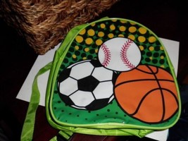 Plastic Backpack Back Pack Sports Basketball Baseball Soccer 8 X 9 X 4.5&quot;  - £7.12 GBP