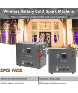 2X Wedding Firework Effect Machine Battery Wireless 350W Mini Cold Spark... - $766.85