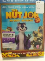 The Nut Job 3D Blu-ray &amp; dvd combo- With Rare OOP Lenticular Slipcover - £20.66 GBP