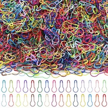 1500 Pcs Calabash Crochet Stitch Markers Bulb Pins Crocheting Safety Pins Assort - £17.38 GBP