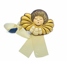 Angel ornament Christmas holiday vtg gift decor Thun bozner bozen wood Italy mcm - £31.61 GBP