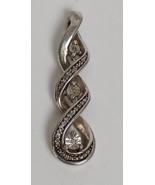 Sterling Silver 925 Pendant For Necklace 1 1/4” X 3/8” 2.9 Grams - $336.76 MXN