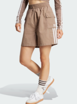 adidas Originals Adicolor Cargo Shorts Women's Lifestyle Casual AsiaFit ... - $67.92