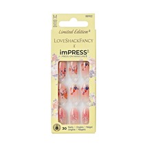 KISS LoveShackFancy x imPRESS Press-On Manicure Limited Edition, Style &quot;Citrus - £16.25 GBP