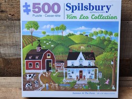 Spilsbury &quot;Summer At The Farm&quot; 500 Piece Jigsaw Puzzle - Kim Leo - SHIPS... - £14.78 GBP