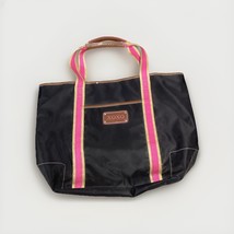 Vintage XOXO Pink Black Tote Bag - 18.5x14” - $278.36 MXN