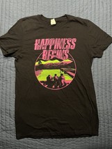 Jonas Brothers Happiness Begins Tour T Shirt Size Medium Black Double Sided - $14.85