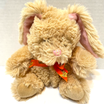 Galerie Reeses Bunny Rabbit Plush Stuffed Animal 7 inch Tan Pink - £6.88 GBP