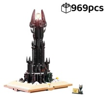 New 966PCS Black Tower Magic Book Building Blocks Dark Magic Castle Model - £32.20 GBP