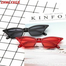 ZXWLYXGX 2018 new cat eye sunglasses women brand design retro colorful - $28.60 CAD