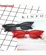 ZXWLYXGX 2018 new cat eye sunglasses women brand design retro colorful - $28.60 CAD