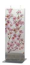 Flatyz Handmade Twin Wick Unscented Thin Flat Candle - Cherry blossom (Sakura) - £15.16 GBP