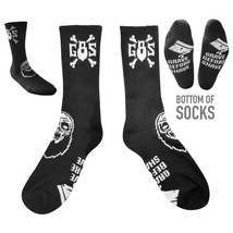 GBS Razor Stomper Bottom Socks | Black | One Size Fits All - $12.50