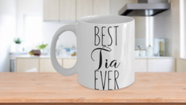 Best Tia Ever Mug Gift For Spanish Aunt Birthday Thank You Cup Ceramic Cup - £15.24 GBP