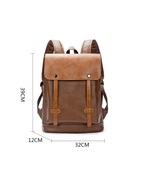 Outdoor &amp; Outwear Backpack PU Leather Anti Theft Waterproof Laptop Trave... - £36.17 GBP