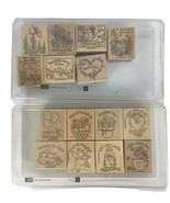 Stampin&#39; Up! Nice &amp; Easy Notes ‘96 &amp; Feathered Friends ‘99~Rubber Stamps... - $13.54 CAD