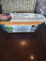 Ferry-Morse KMG6 Windowsill Microgreens Grow Kit,  Red &amp; Green Mustard  ... - £16.52 GBP