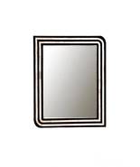 Heritage inlay wall mirror frame in stripe pattern - $8,406.88 MXN
