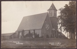 Sheldon, Vermont RPPC 1908 Grace Church - B.W. Graves Real Photo Postcard - £11.55 GBP