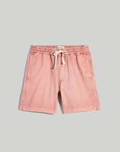 Madewell Men&#39;s Everywear Cotton Drawstring Shorts in Warm Thistle-XL - $39.99