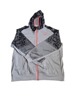  Nike Lebron Men&#39;s Jacket Hoodie 620664 012 Grey Athletic Basketball Siz... - £44.07 GBP
