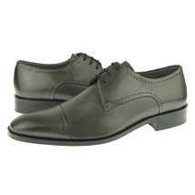 Alex D &quot;Detroit&quot; Cap Toe Derby, Men&#39;s Dress Leather Shoes, Gray - £92.00 GBP