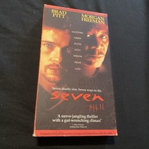 Seven (VHS, 1996) Brad Pitt, Morgan Freeman - £6.35 GBP