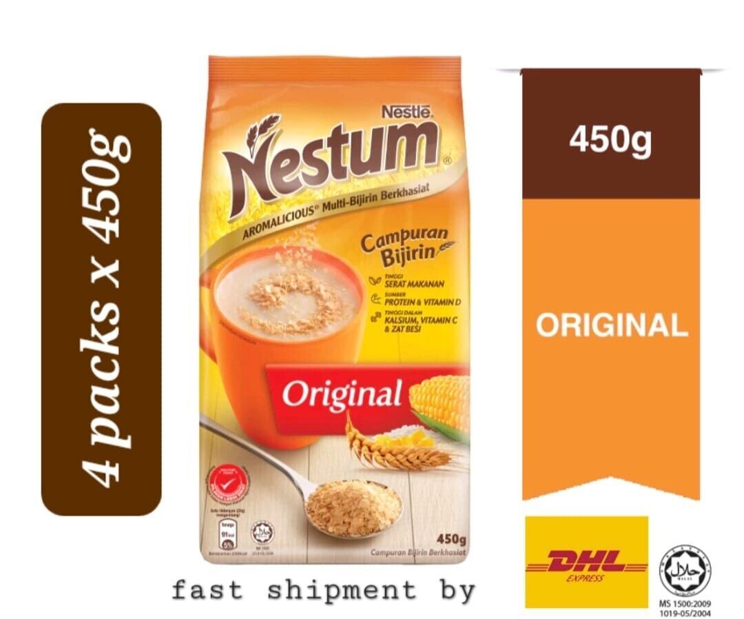 Primary image for Nestle Nestum All Family Multi Grain Nutritious Cereal 4 packs x450G ship by DHL