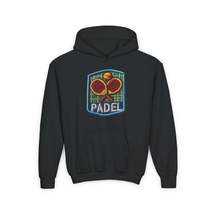 Chenille Padel Patch, Sport Faux Graphic -Youth Heavy Blend Hooded Sweat... - £32.76 GBP