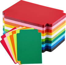 Trading Card Dividers Multicolor Card Page Dividers Frosted Card Separator with - £14.16 GBP