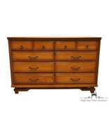 SUMTER CABINET Solid Pecan Rustic Country French 52&quot; Double Dresser - £560.89 GBP