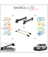 Bamboli 29.5&quot; Ski Carrier &amp; Silver Cross Bar Set For Bmw X1 F48 2011-201... - $217.08