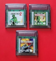 Army Men 2 Sarge&#39;s Heroes 2 Battletanx Nintendo Game Boy Color Lot 3 Games - £26.38 GBP