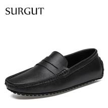 New Arrival Big Size 38~49 Moccasins Leather Men Shoes Fashion Casual Slip On Fo - £43.51 GBP