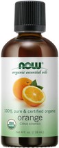 NOW Essential Oils, Organic Orange Oil, Uplifting Aromatherapy Scent, Cold Press - £22.32 GBP