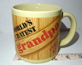 World&#39;s Greatest Grandpa Extra Special Coffee Mug Vintage 1984 Daeware Schnur - £10.86 GBP