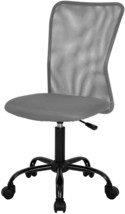 Home Office Chair Mid Back Mesh Desk Chair Armless Computer Chair Ergonomic Task - £46.49 GBP
