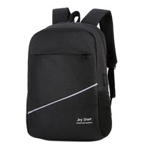 Fashion OxBackpack USB Charging Men Zipper Multi-pocket Laptop Bags Male Outdoor - £22.78 GBP