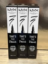 X3 NYX That's The Point  Liner Waterproof Liquid Eyeliner - Black #03 - $20.78