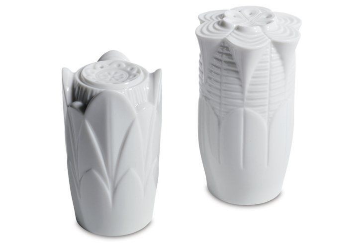 Salt &amp; Pepper Shakers White - $110.00